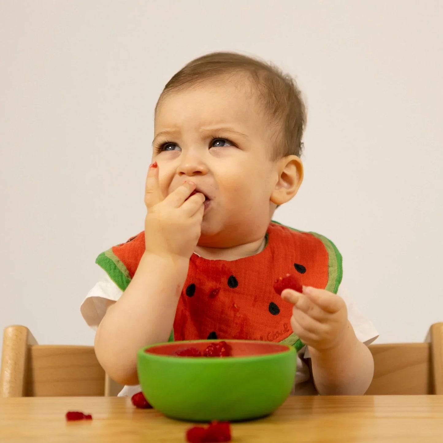 Wooden Baby Bowl & Spoon Set | Wally the Watermelon | Oli & Carol