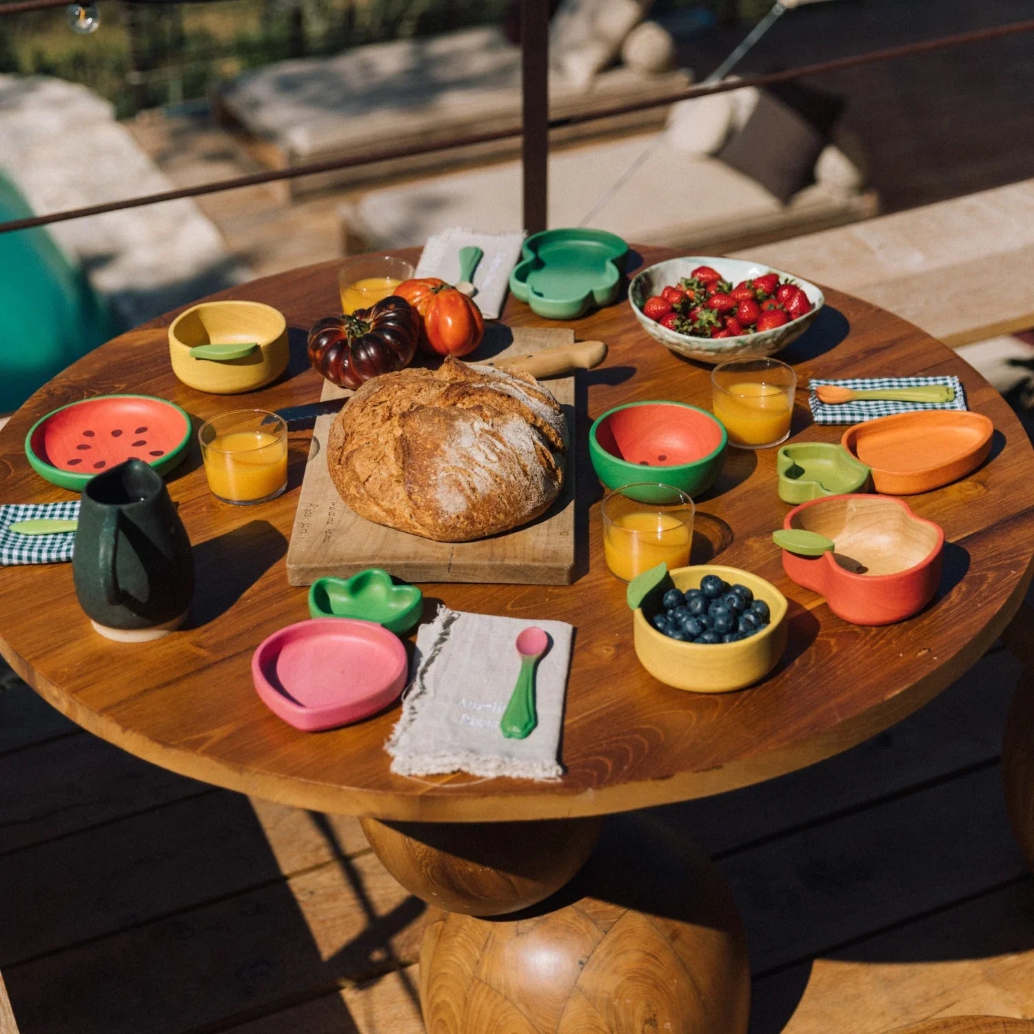  Wooden Baby Bowl & Spoon Set | Eco Weaning Tableware – Mucky Wolf