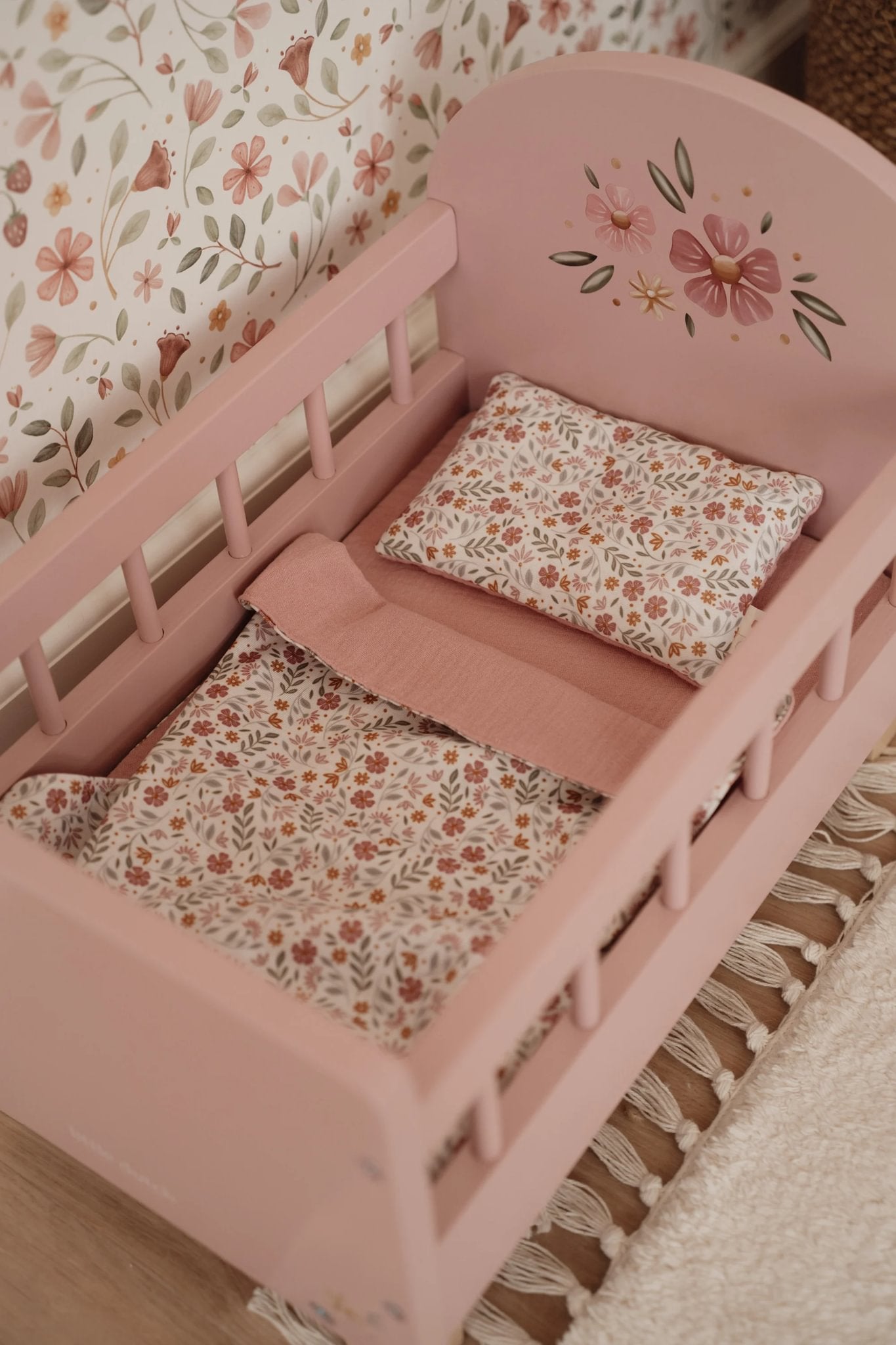 Little Dutch Wooden Doll Bed